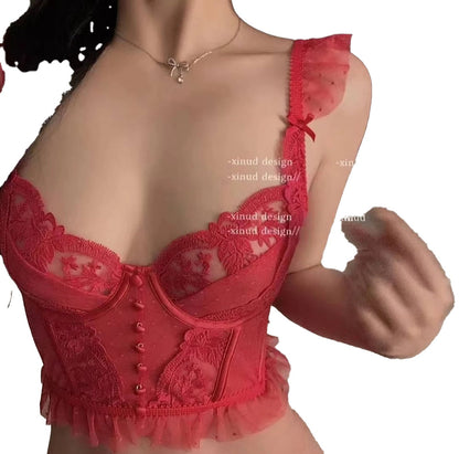 Packaging of French Lace Christmas Tanga - Sizes S-XL