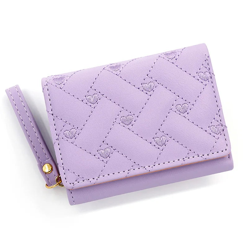 Kawaii Cute Small PU Leather Wallet and Coin Purse for Women