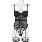 Lingerie Bodysuit with Sheer Design