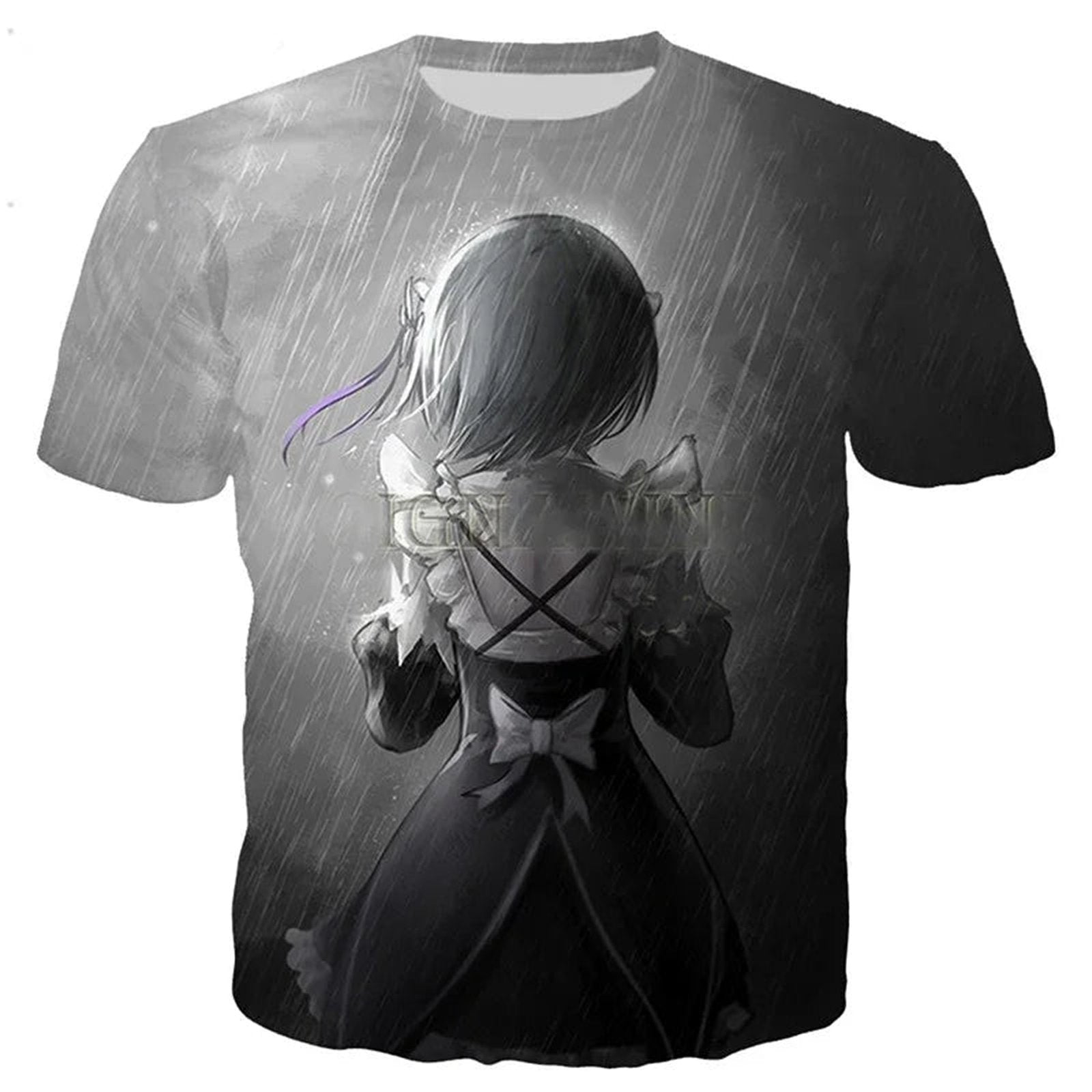 Anime Girl 3D Printed T-Shirt for Men & Women - Casual Harajuku