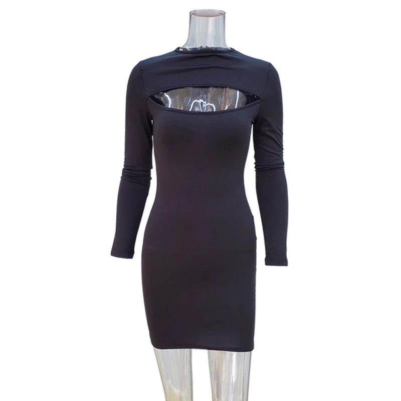 Mini Dress with Cut-Out Detail
