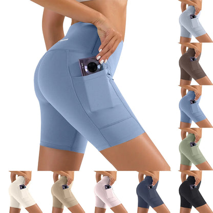 High Waist Yoga Shorts For Women