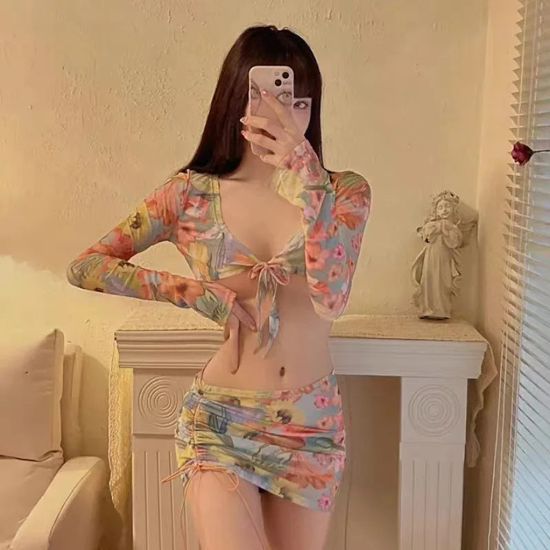 Floral Print Bikini Set for Summer Style