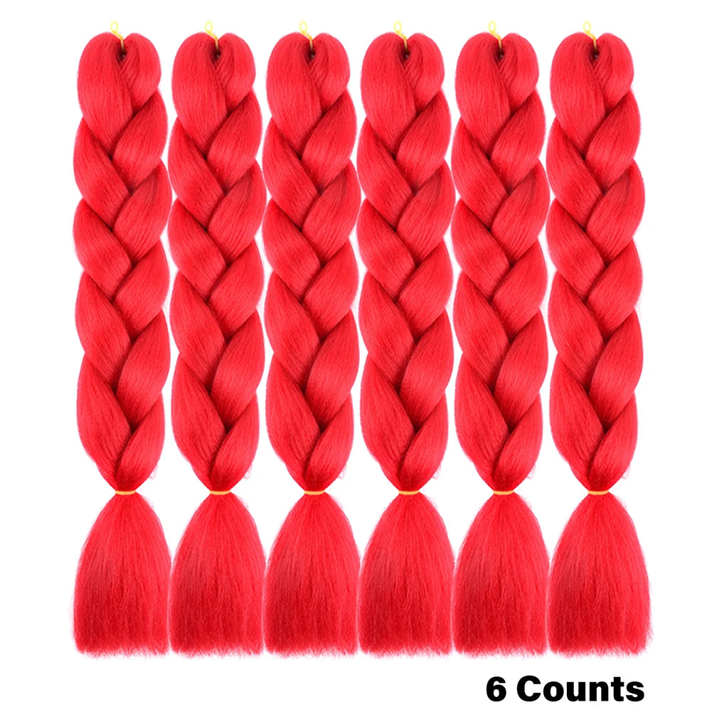 Ombre Crochet Braiding Hair Extensions