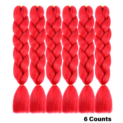 Ombre Crochet Braiding Hair Extensions