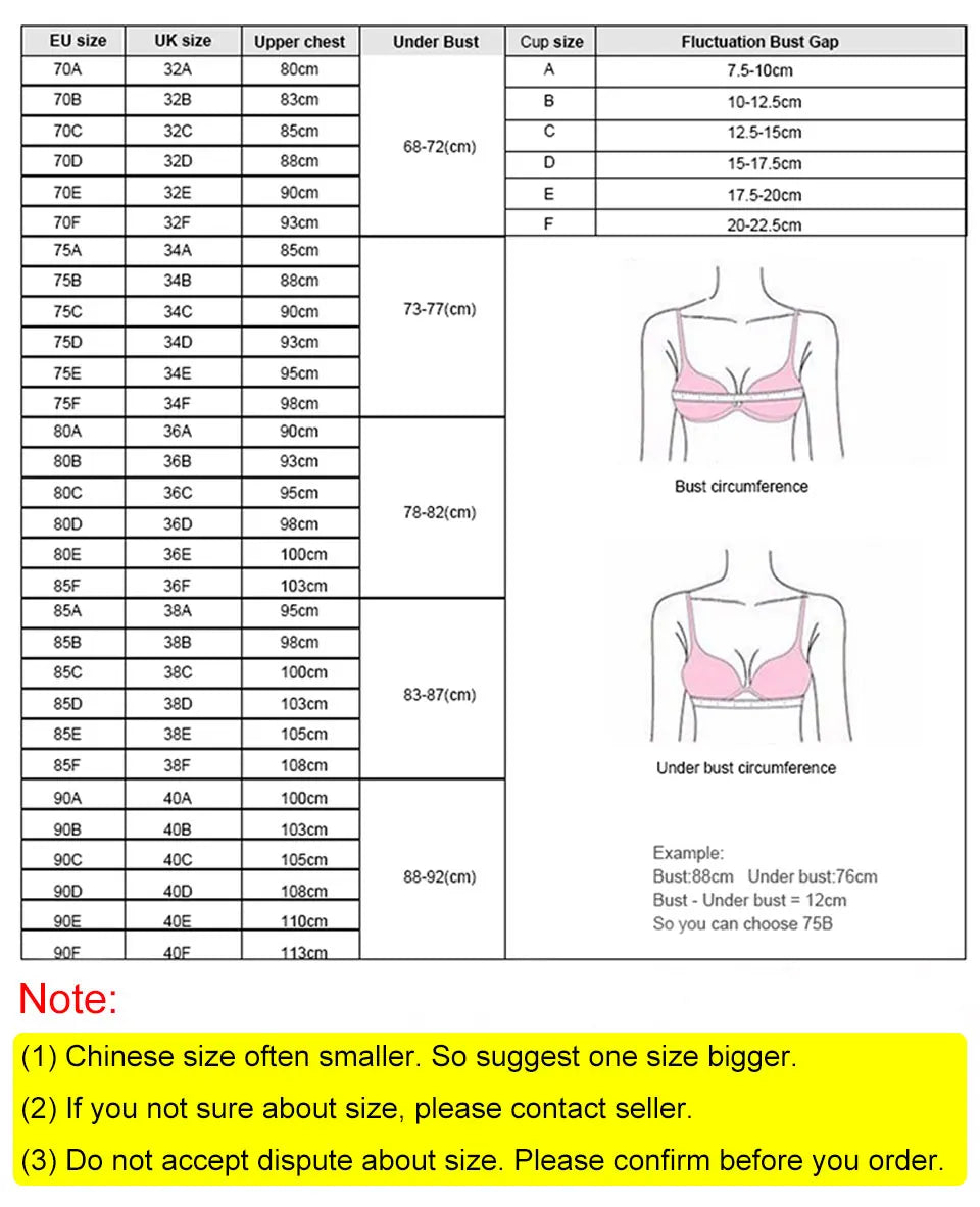 Lingerie Underwire Bra with Lace Detail