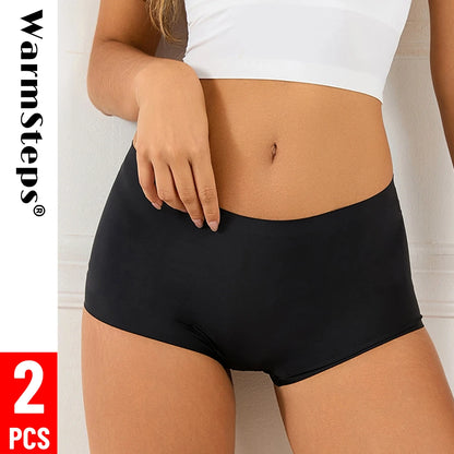Womens Ice Silk Boyshort Underwear