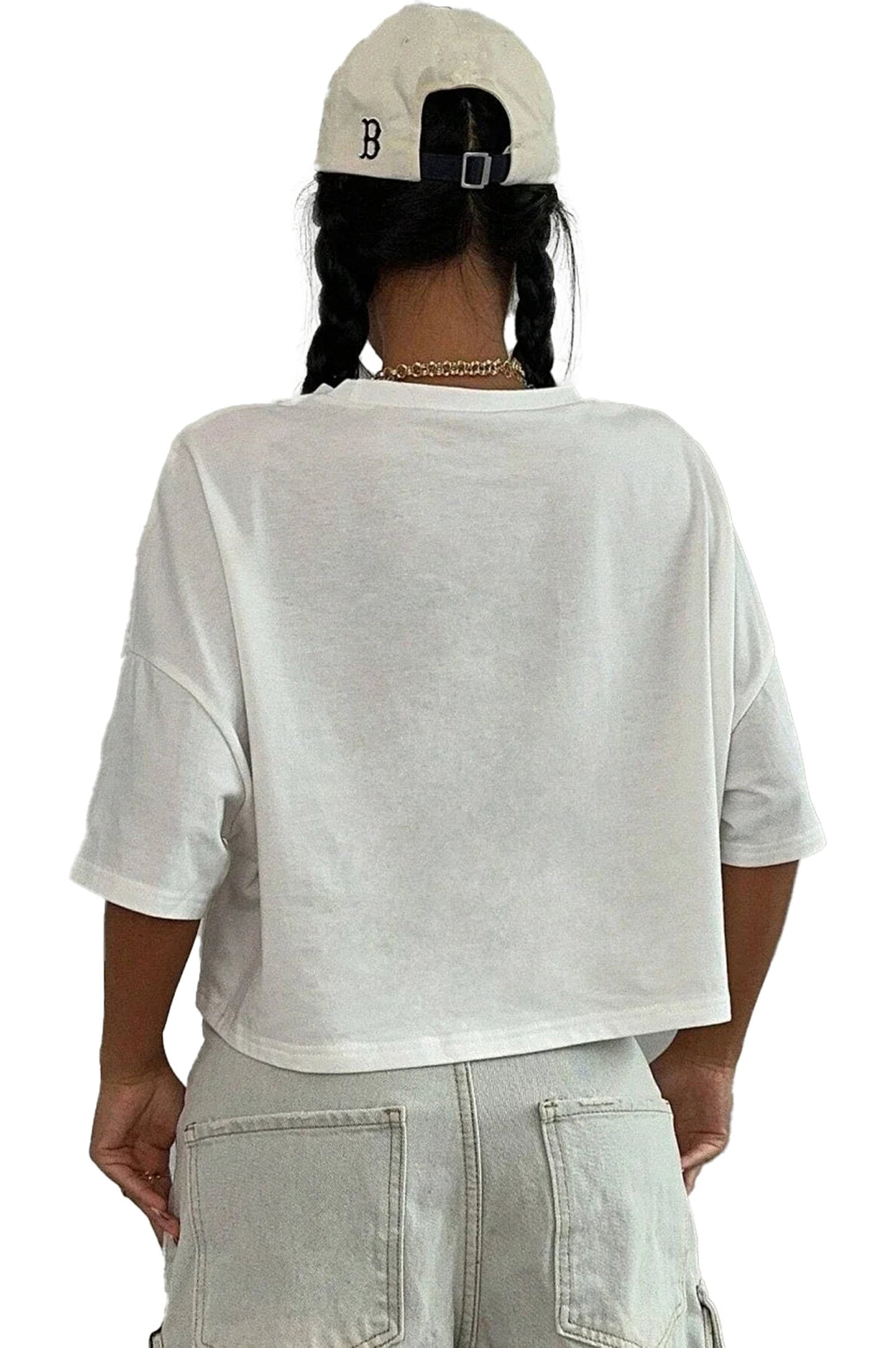 Womens Crop T-Shirts No More Rules