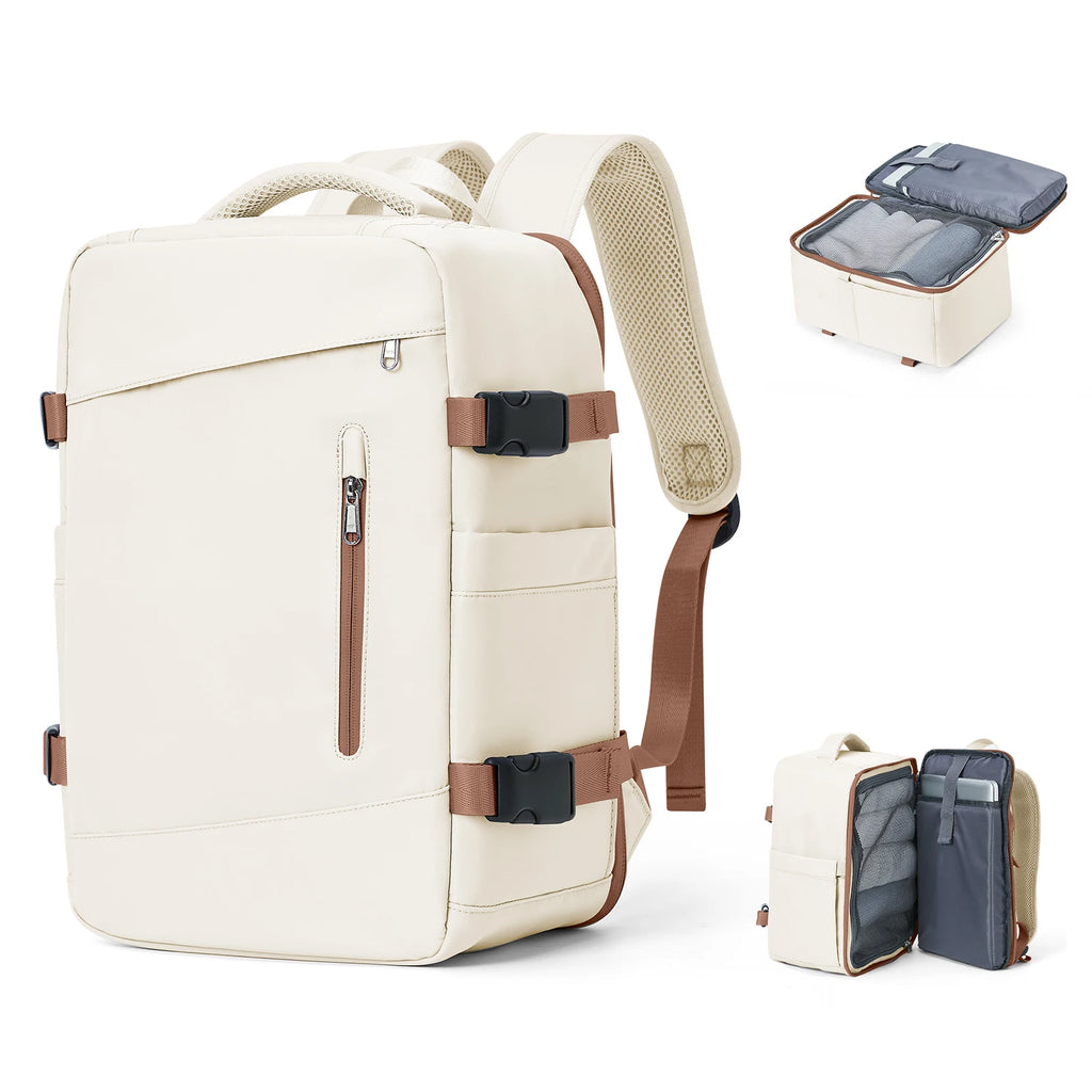 Casual Travel Laptop Backpack with Embroidery and Computer