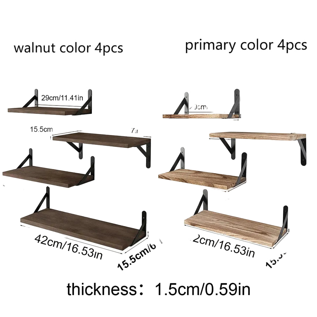 Floating shelves