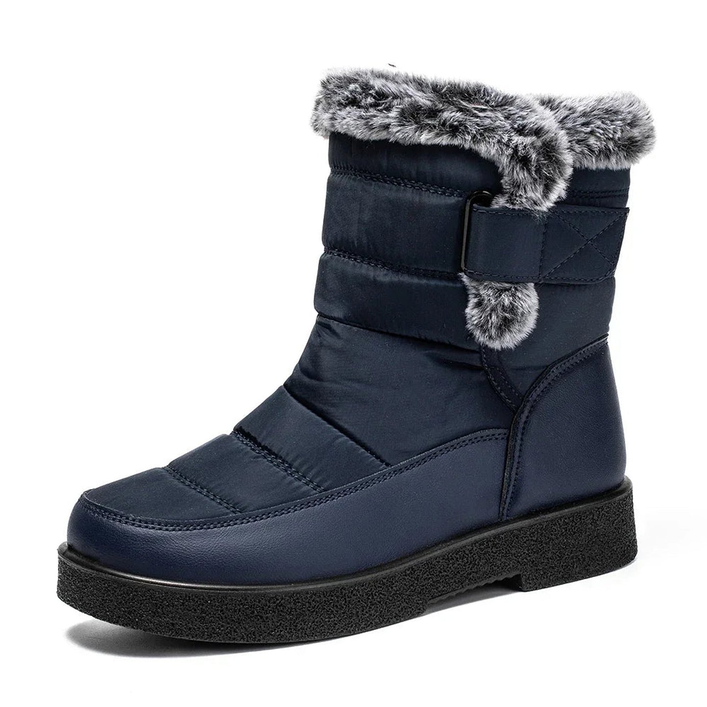 Waterproof Faux Fur Snow Boots Women