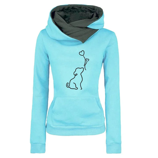 Womens Printed Hoodies With Cute Design