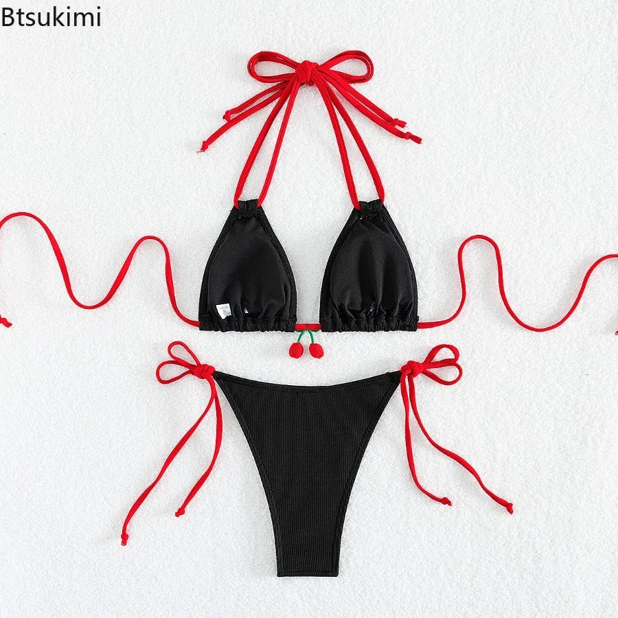 Beugel Bikini Set with Cherry Detail