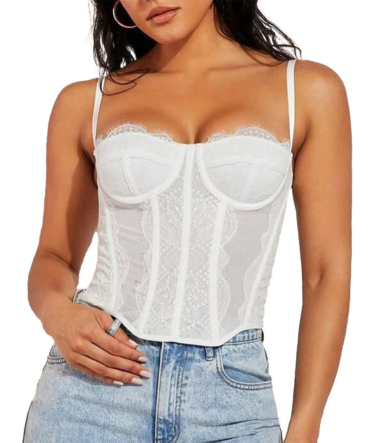 Plus Size Gothic Corset Top In Multiple Colors