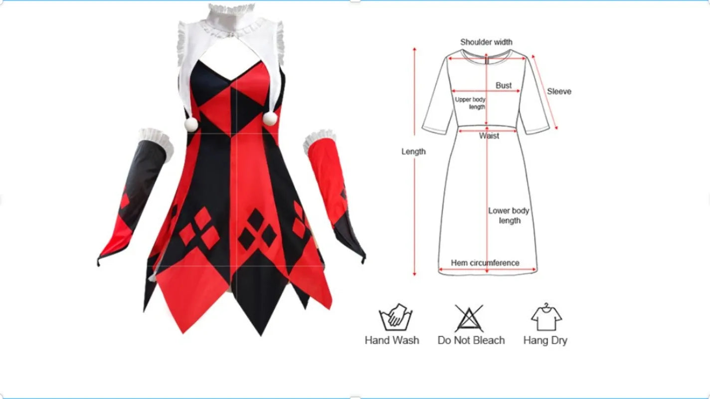 Harley Quinn Halloween Costume Dress