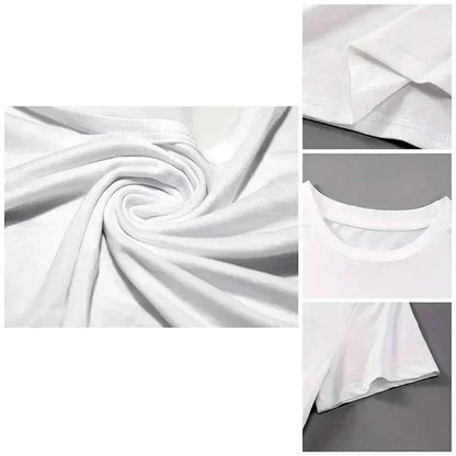 Cute Manga Print T-Shirt for Girls - Detail View