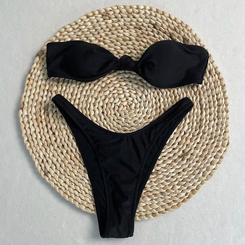 Swimmers Swimwear: Stylish Bikini Set