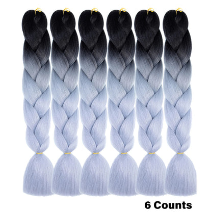 Ombre Crochet Braiding Hair Extensions