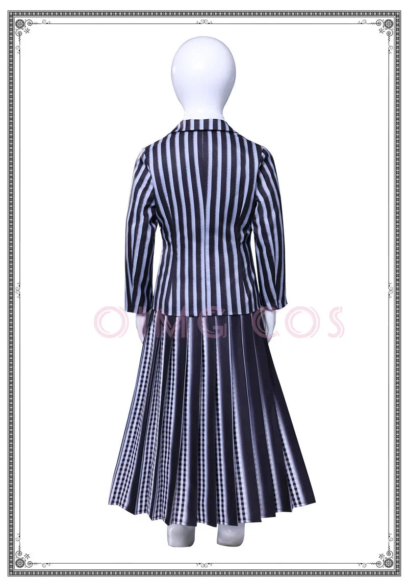 Halloween Costume Striped Suit Set