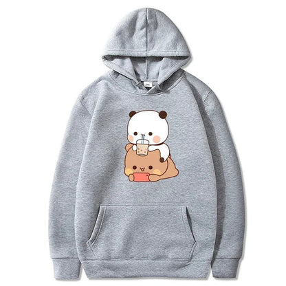 Kawaii Bubble Tea Hoodie with Graphic Detail