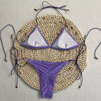 Swimwear Swimsuit: Trendy Pink Bikini Set
