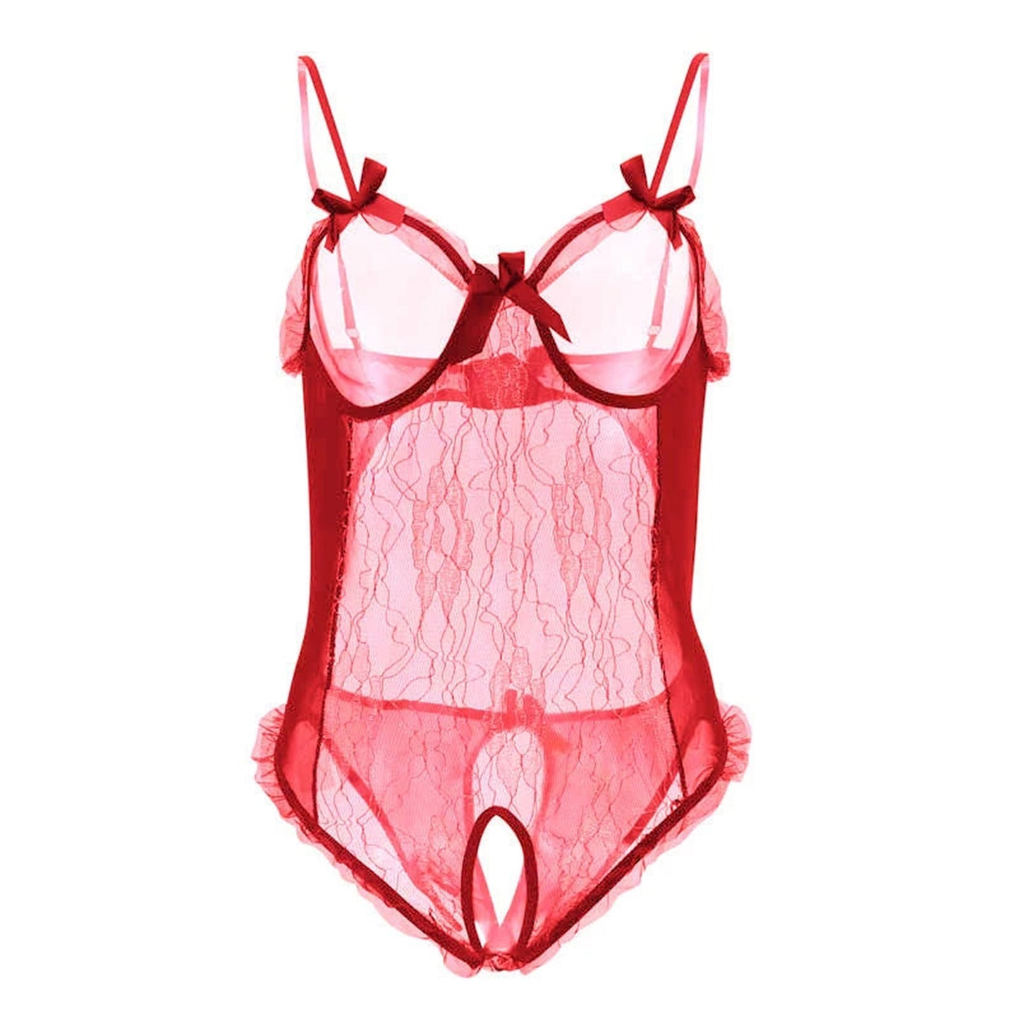 Erotic Lace Teddy Lingerie In Various Colors