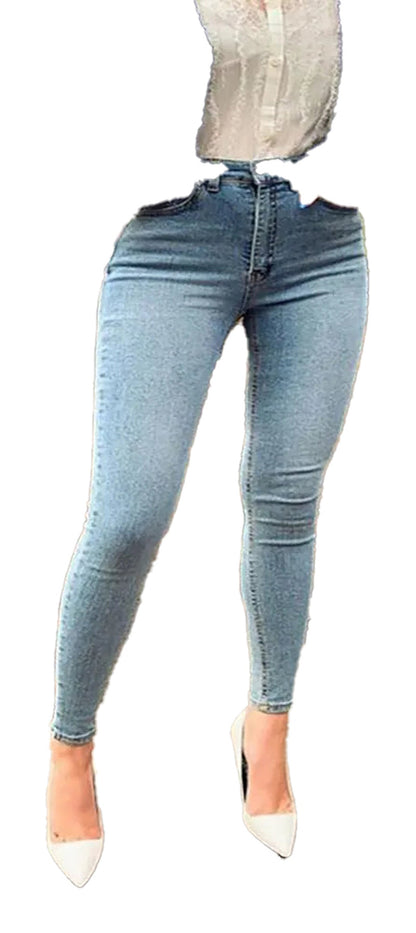 Women High Waist Skinny Jeans For Trendy Fit