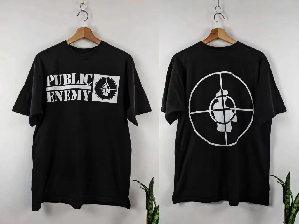 Mens T Shirt Graphics - Public Enemy Style