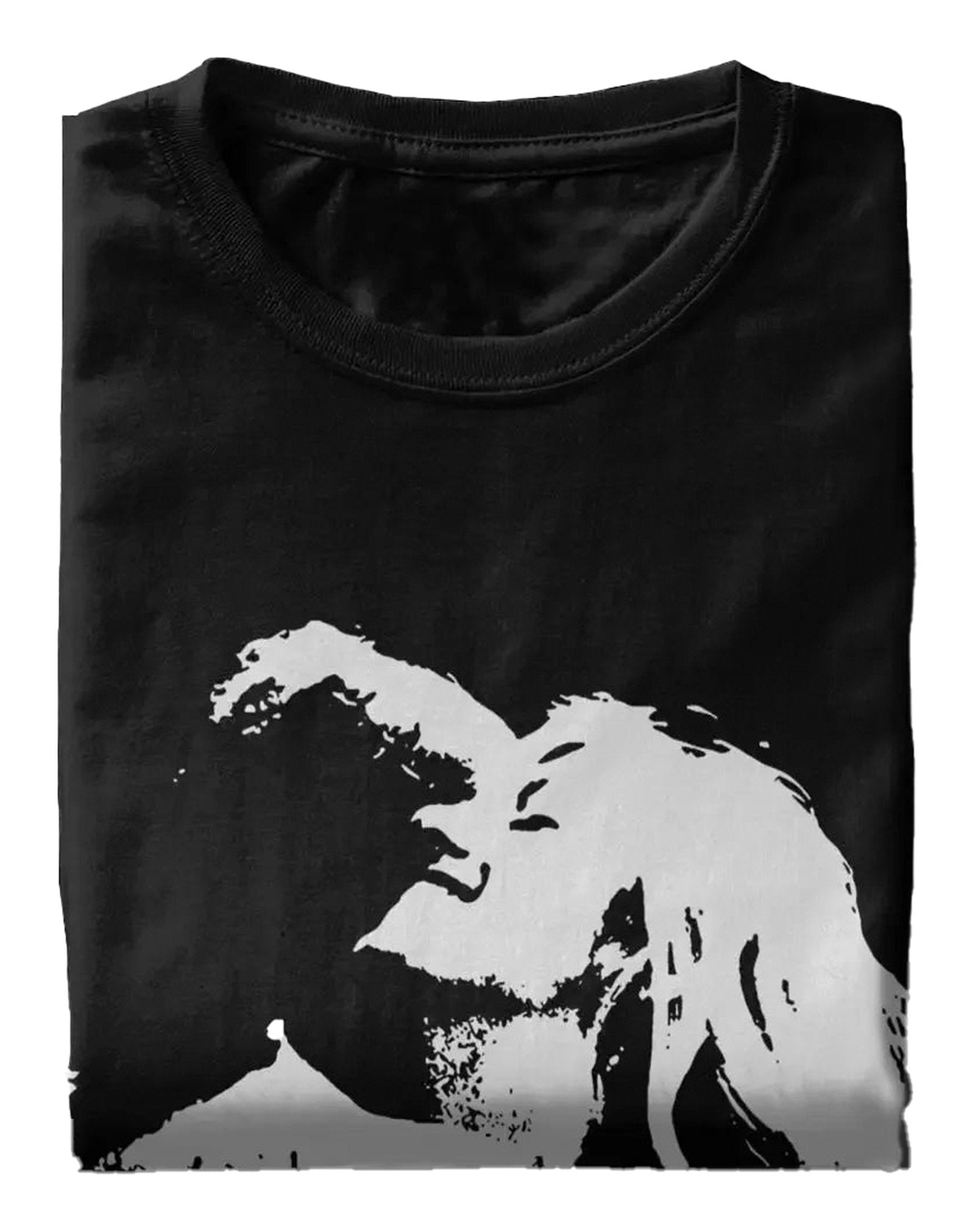 Close-Up of Men's 90s TV Girl Band Cotton T-Shirt Fabric