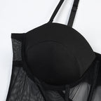 Lingerie Bodysuit with Sheer Design