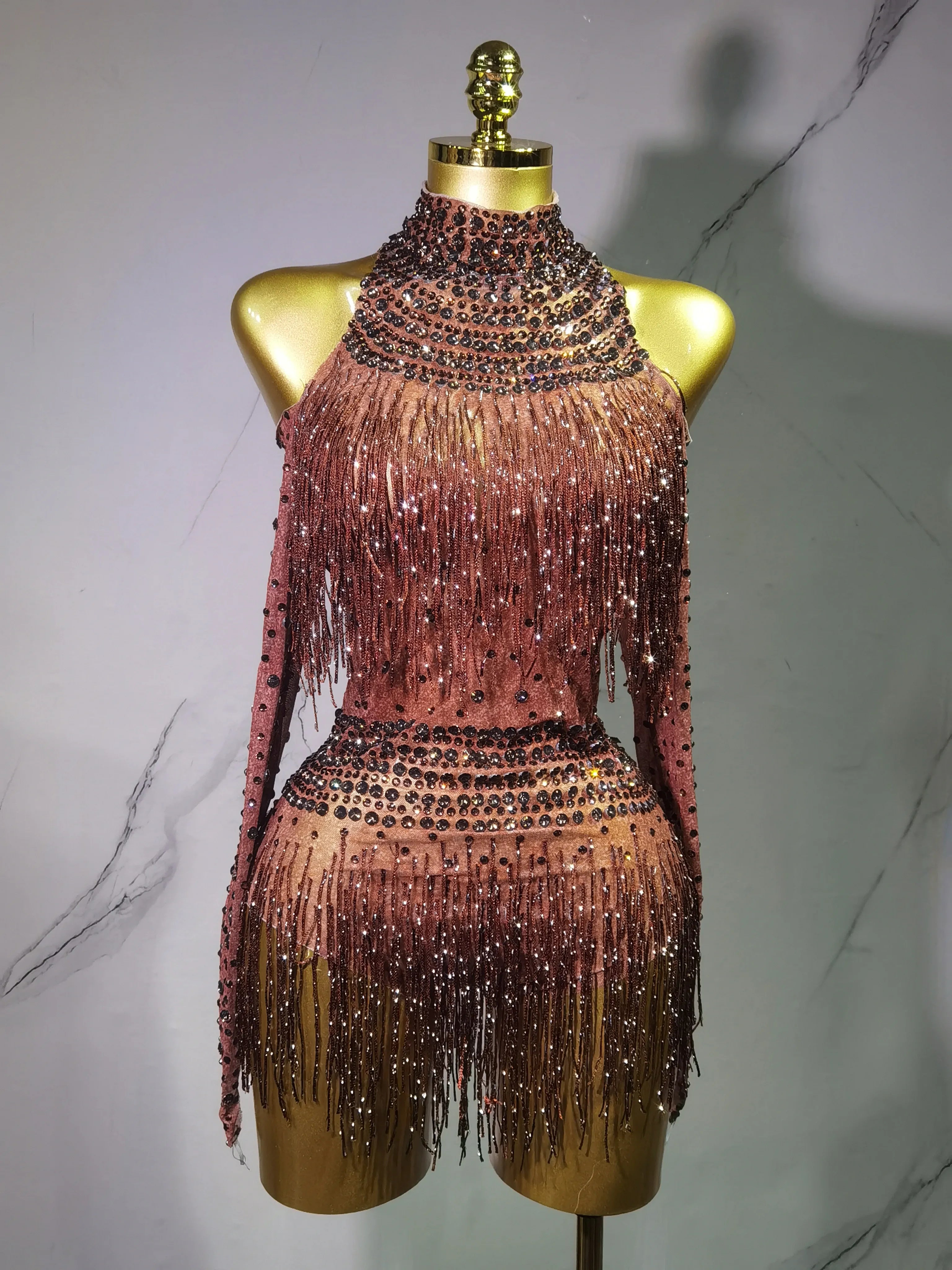 Rave Outfit with Fringe and Beading