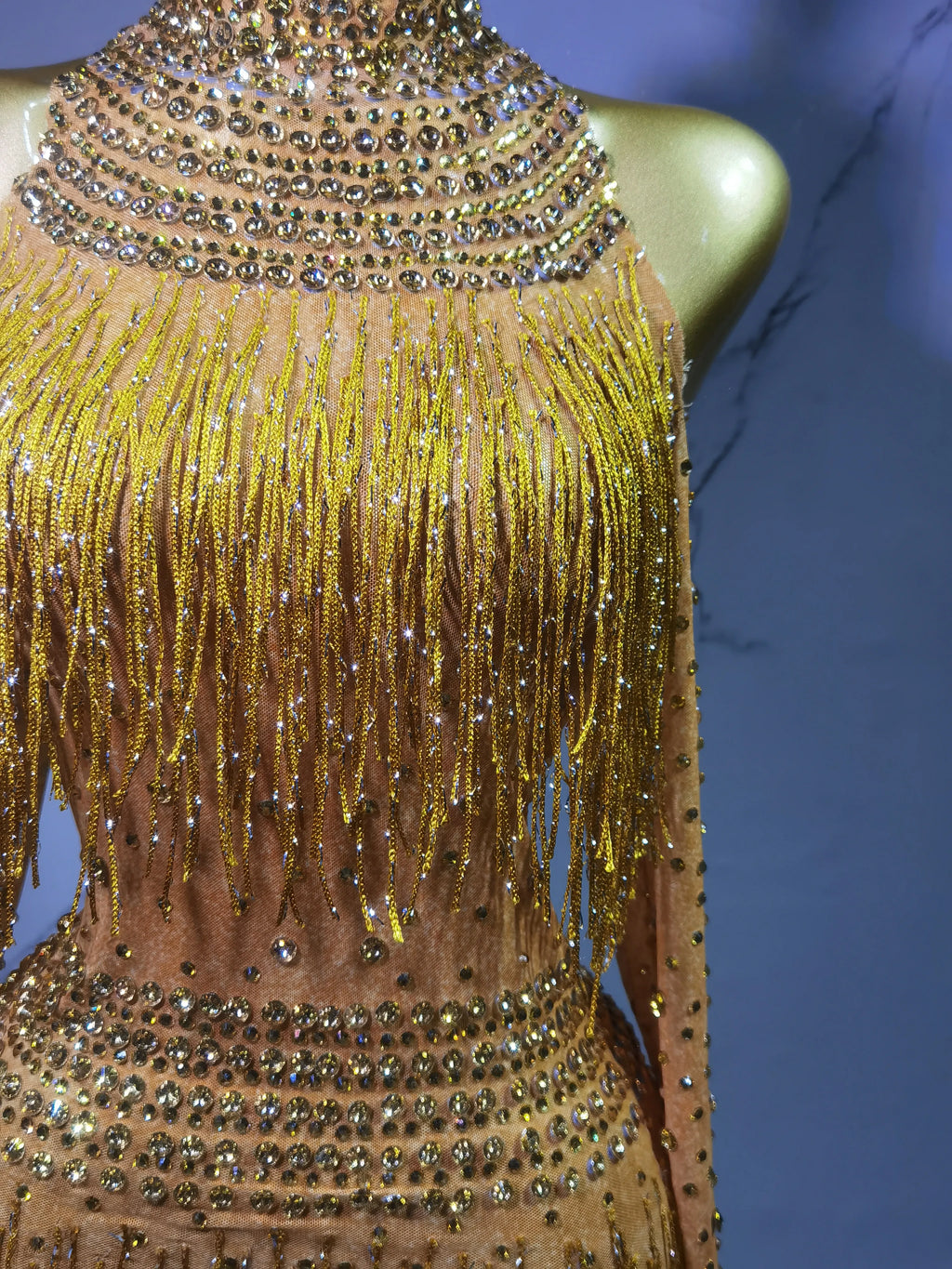 Rave Outfit with Fringe and Beading