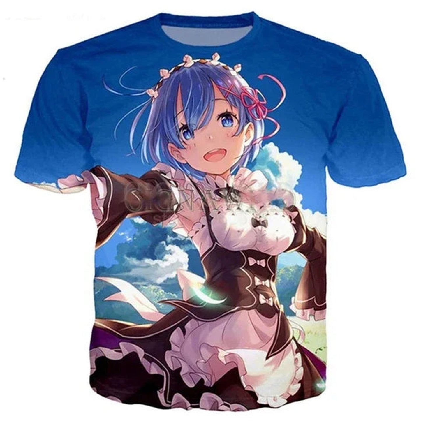 Anime Girl 3D Printed T-Shirt for Men & Women - Casual Harajuku