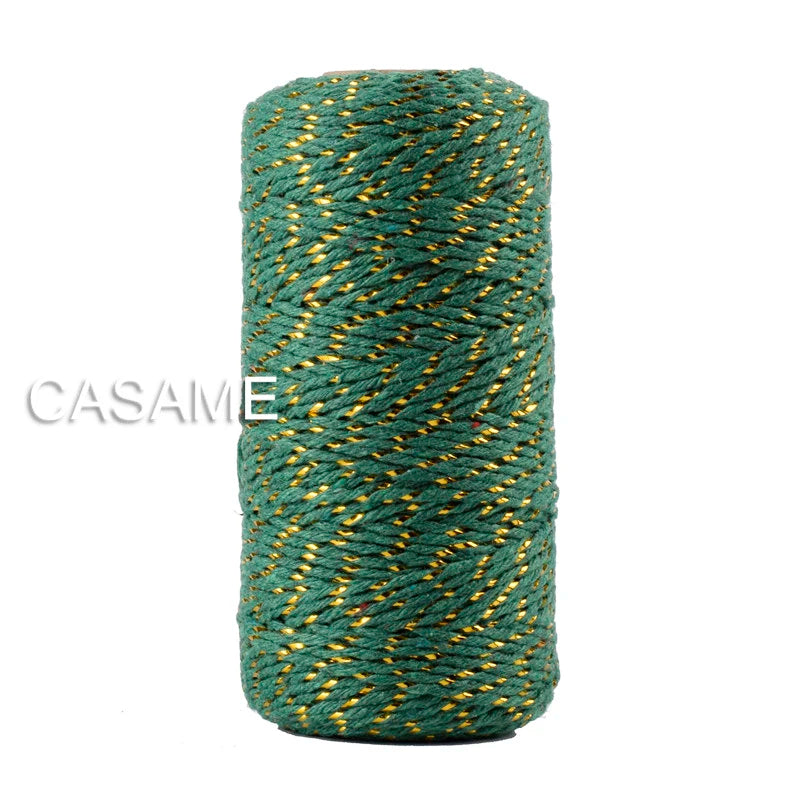 12 ply thick Cotton Bakers Twine String Cord Rope Rustic DIY Craft Twine 100m Spool