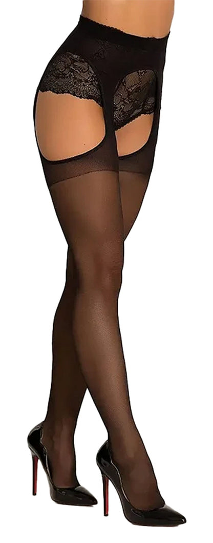 Thigh High Stockings With Garter Belt