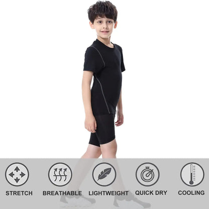 Boys Compression Shirt For Active Kids