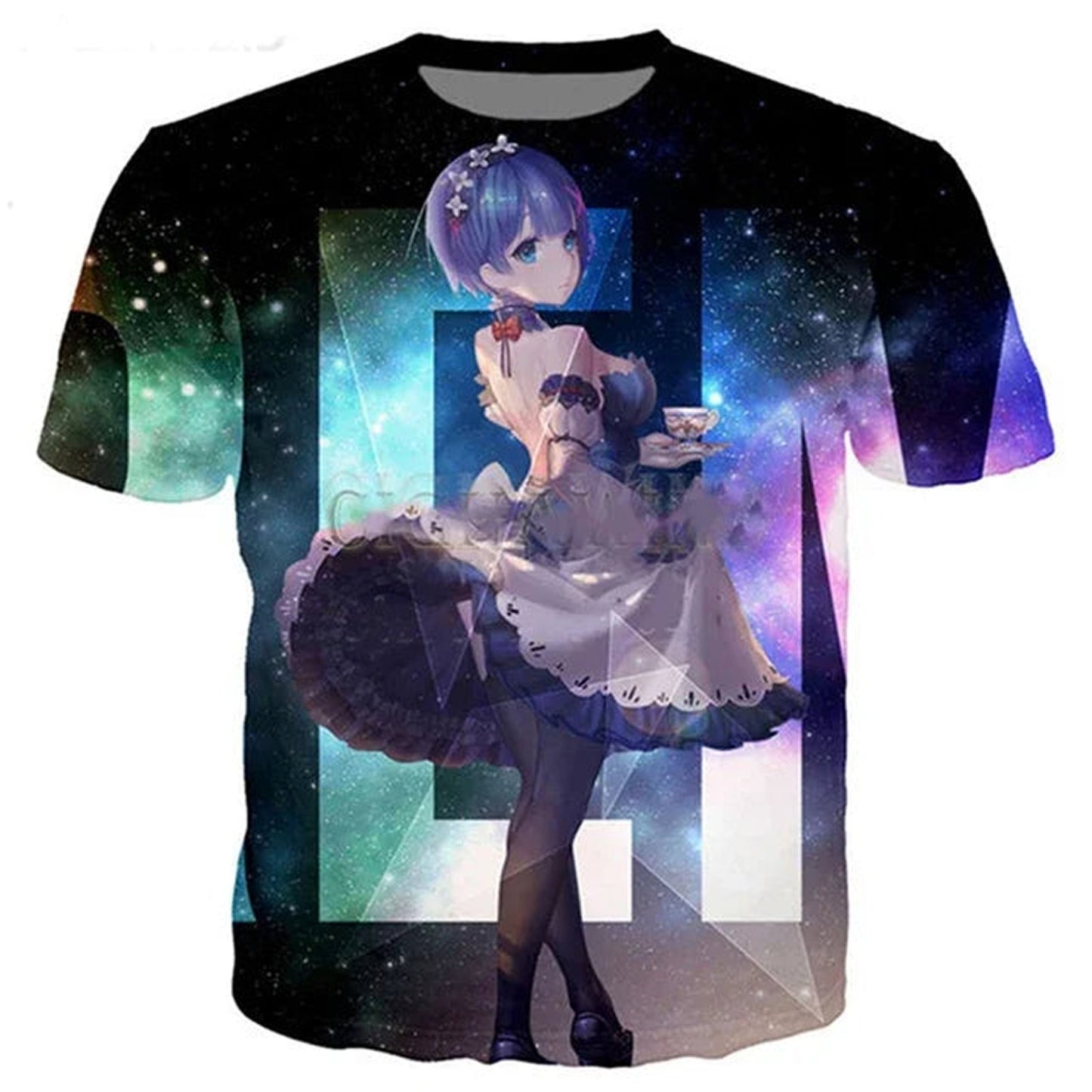 Anime Girl 3D Printed T-Shirt for Men & Women - Casual Harajuku