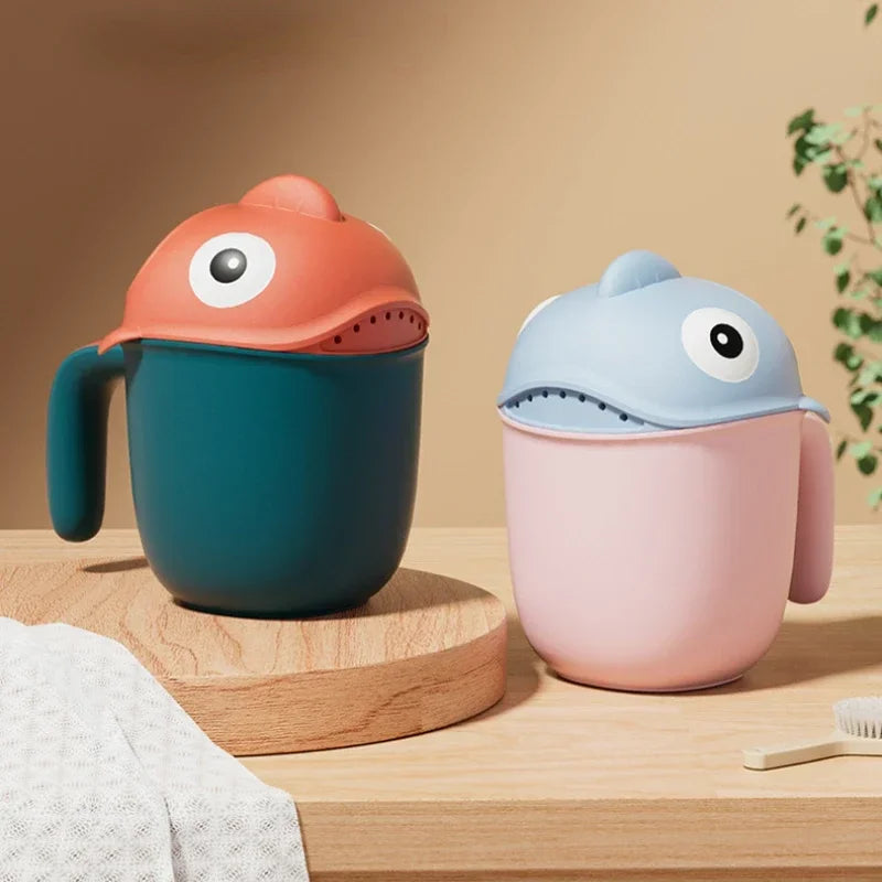 Shark-Shaped Baby Rinse Cup