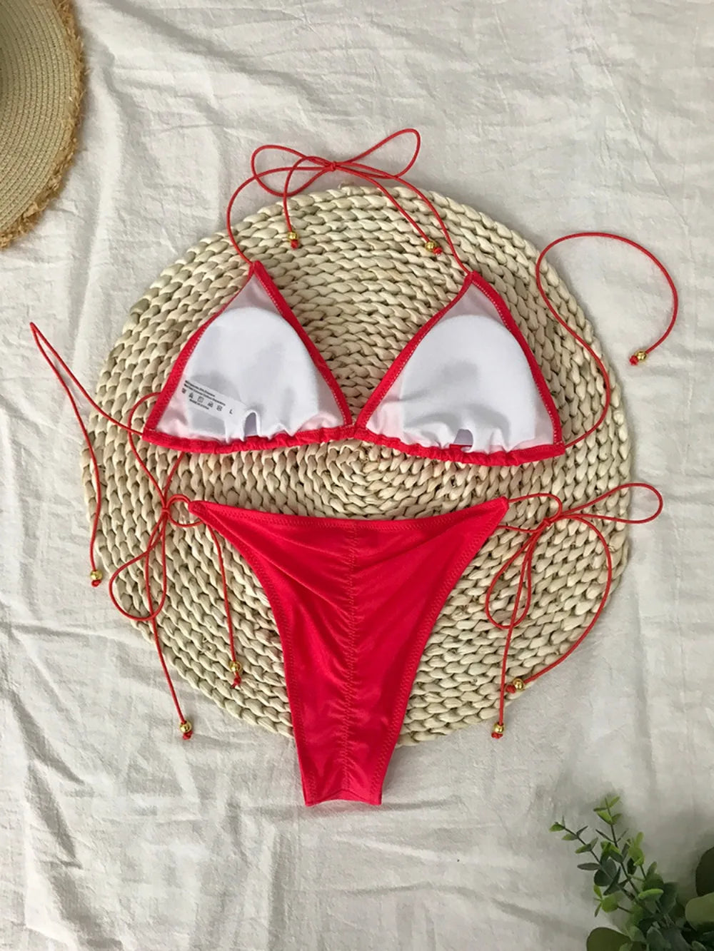 Swimwear Swimsuit: Trendy Pink Bikini Set