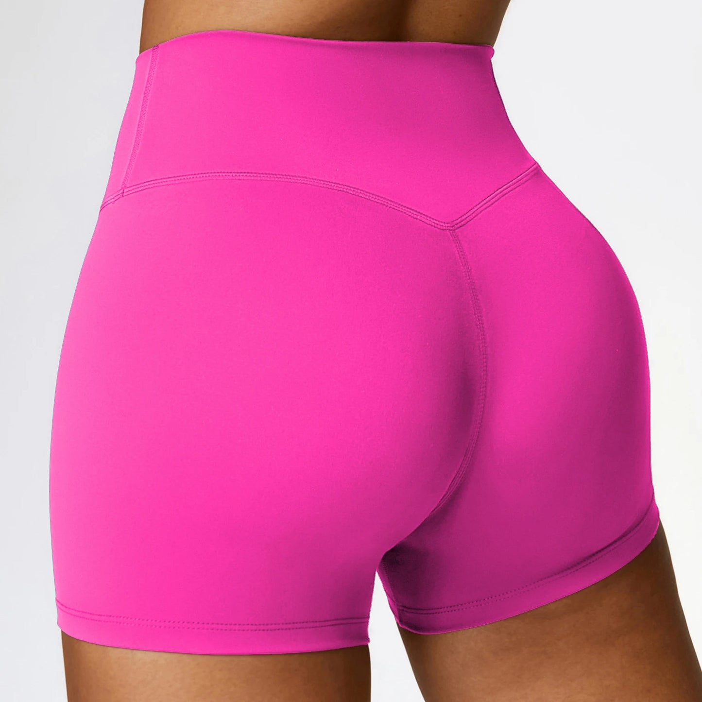 High Waisted Womens Yoga Shorts
