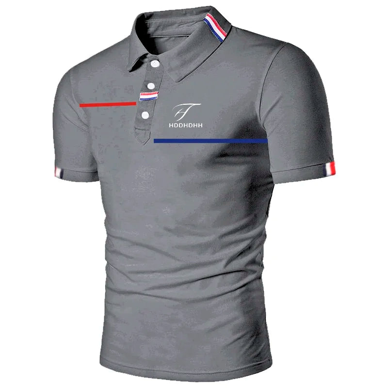 Mens Short Sleeve Polo Shirt Stylish Design