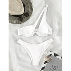 Two-Tone Bikini for Stylish Summer Looks