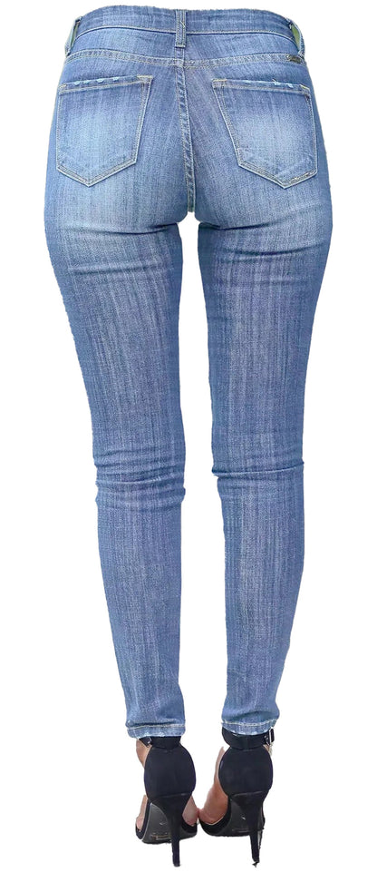 Womens Skinny Jeans With Contrast Stitching
