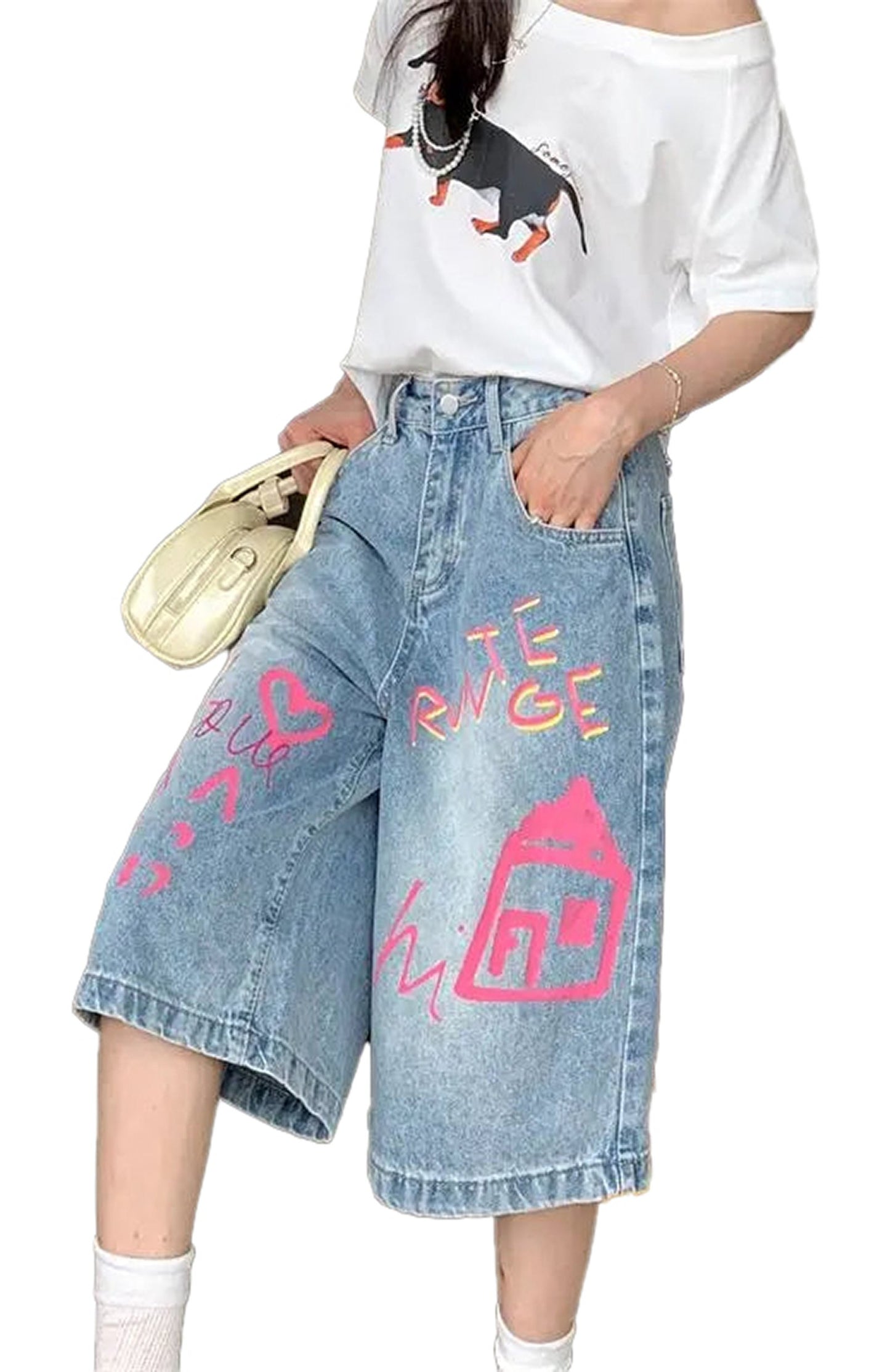 Womens Retro Hip Hop Jeans 2025