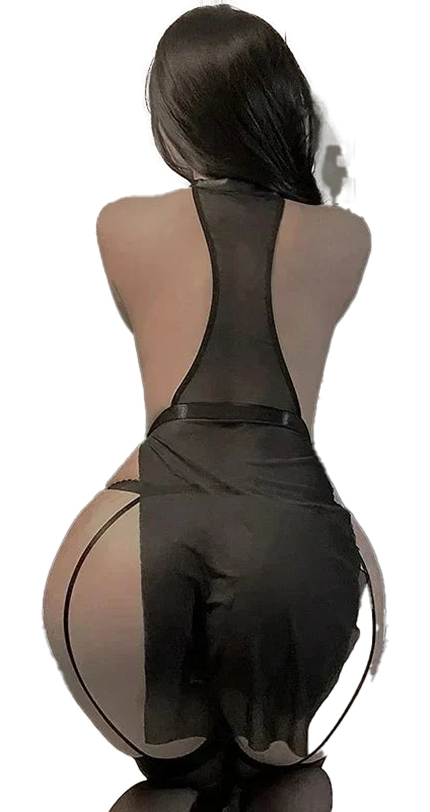 Black Lace Erotic Lingerie Teddy