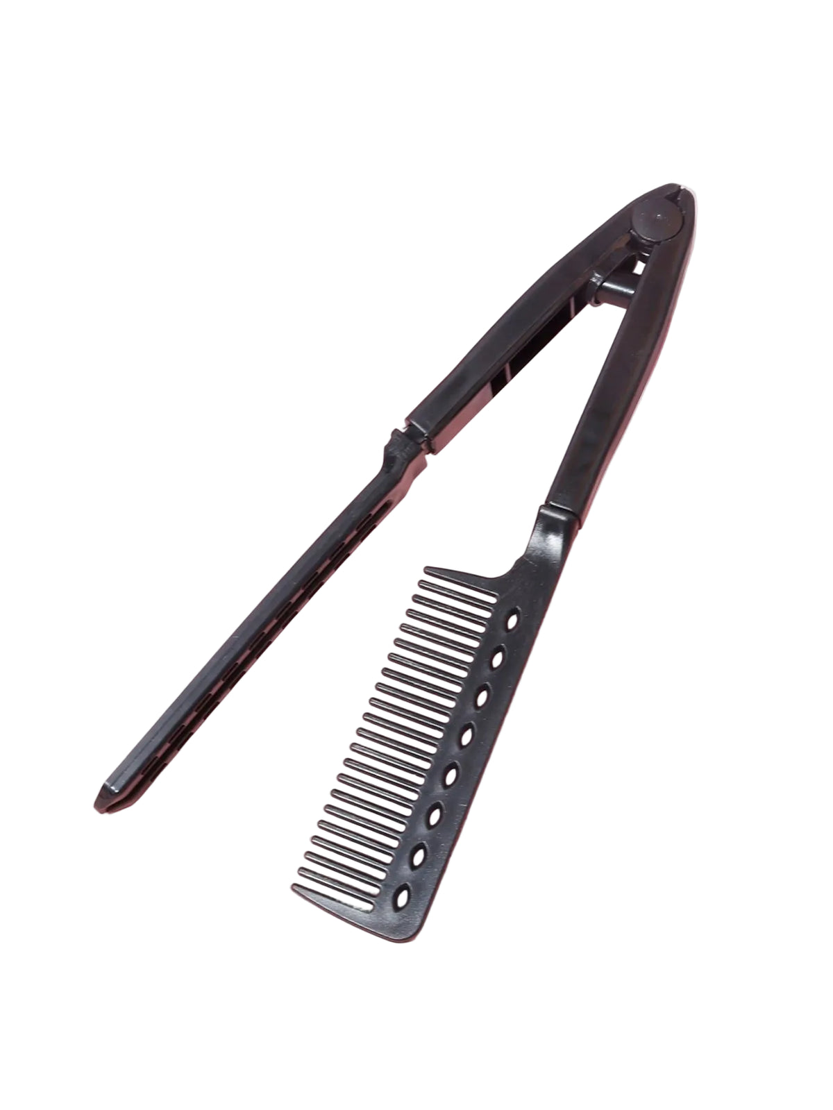 Hair straightening brush