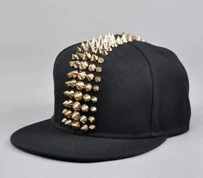 Hip Hop Street Dance Cap With Spikes