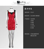 Cheongsam Dress with Elegant Gathered Design