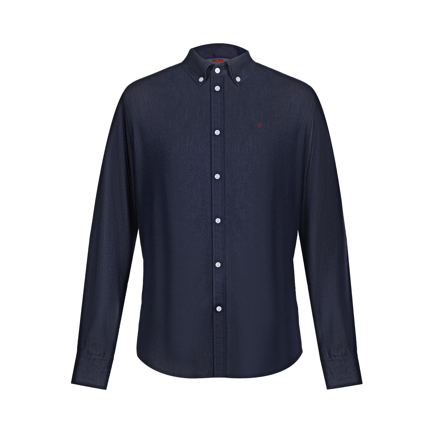Mens Embroidered Denim Shirt Stylish Fit