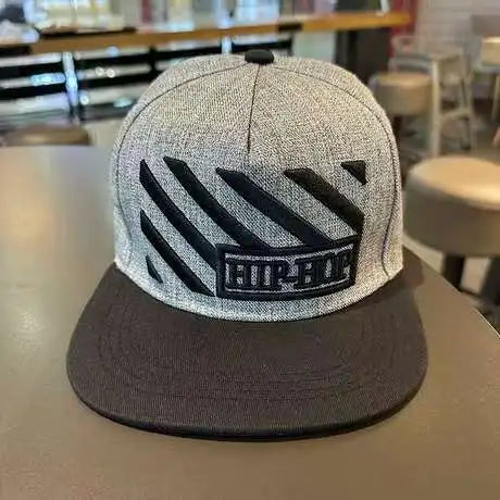 Hip Hop Flat Brim Cap For Trendy Style